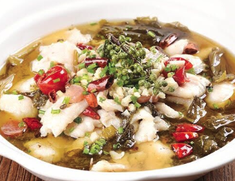 Boiled Pickled Chinese Cabbage with Fish 酸菜鱼片 Image