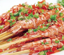 Roast Bunch Shrimp 串烧海虾 Image