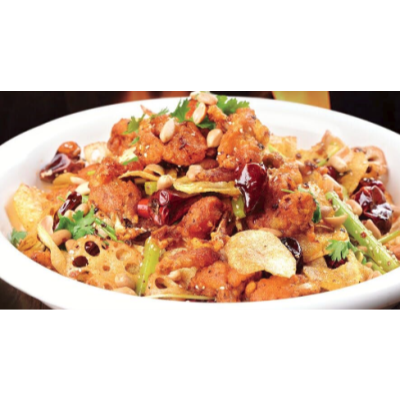 Stir-Fried Bullfrog with Lotus Root 招牌牛蛙 Image