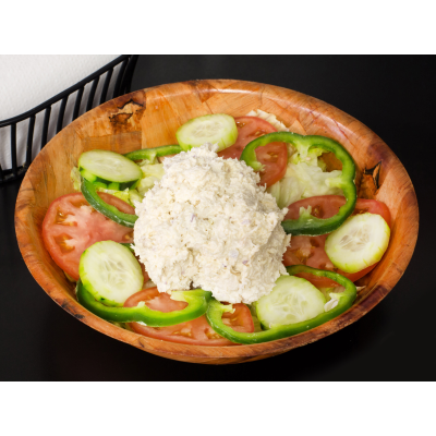 Tossed Salad with Chicken Salad Image