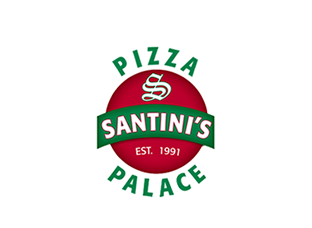 Santini's Pizza Palace logo