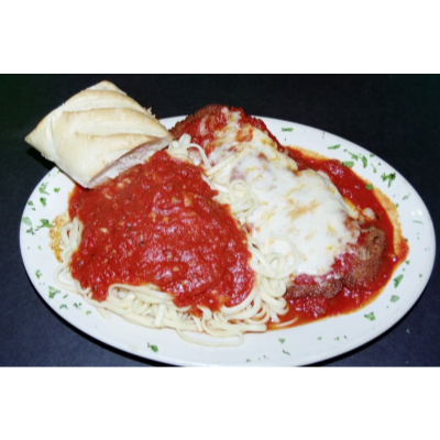Parmigiana Eggplant or Veal Patty Image