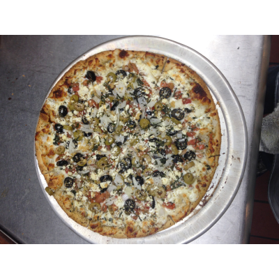 Mediterranean Pizza Image