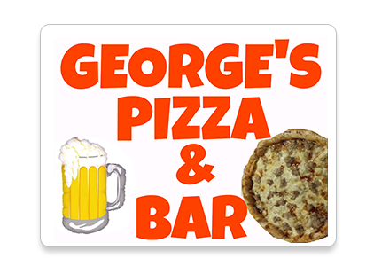 GEORGE'S PIZZA logo