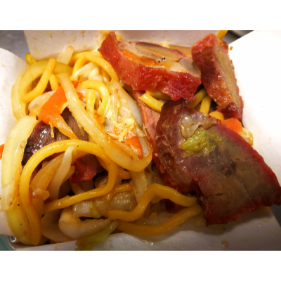 LM3. Roast Pork Fried Noodles 叉燒撈面 Image