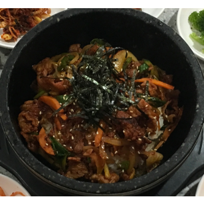 Spicy Pork Dolsot Bibimbap (매콤한 돼지 고기 다지기 비빔밥) Image