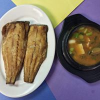 59. Grilled Mackerel + Doenjang Jigae (고등어/구이 + 된장) Image