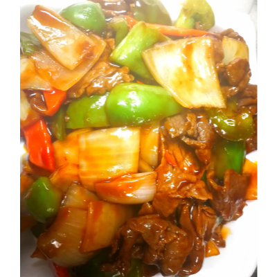 B2. Green Pepper Steak with Onions 青椒洋蔥牛 Image