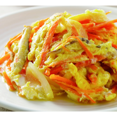 Stir-Fried Carrot and Eggs 紅蘿蔔絲炒蛋 Image