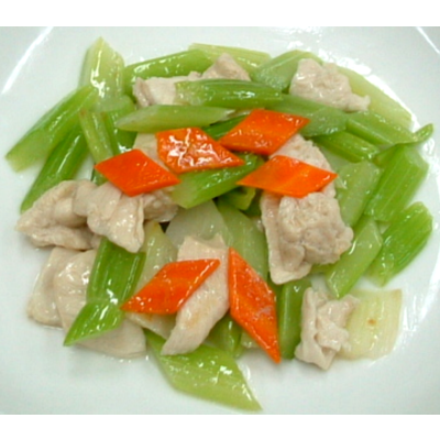Stir-Fried Celery with Chicken 西洋芹蒜炒雞片 Image