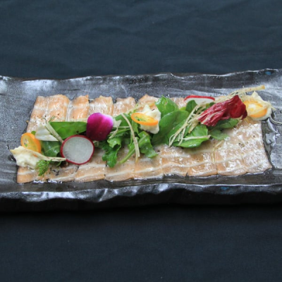 Yuzu Marinated Salmon Sashimi Image