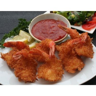 Fried Breaded Butterfly Shrimp Image