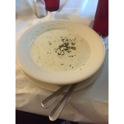 New England Clam Chowder Soup Image