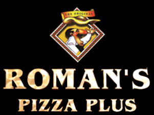 Roman's Pizza Plus logo