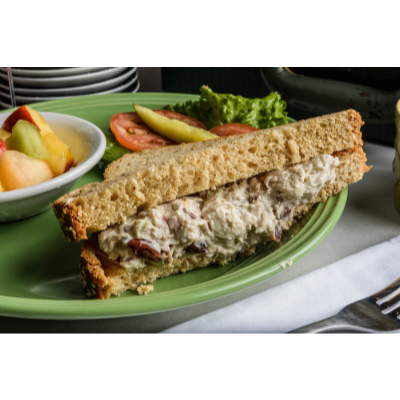 Soup & Chicken Salad Sandwich Combo Image