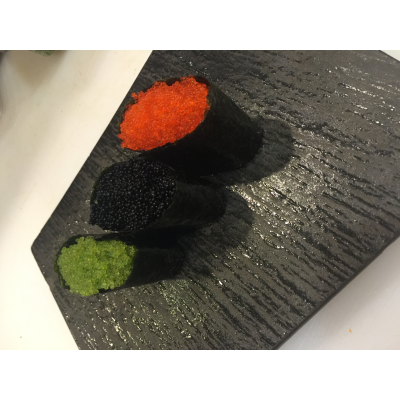 Flying Fish Roe Sushi Image