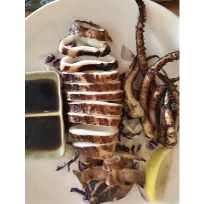 Grilled Whole Squid Image