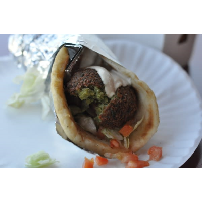 1. Falafel Sandwich Image