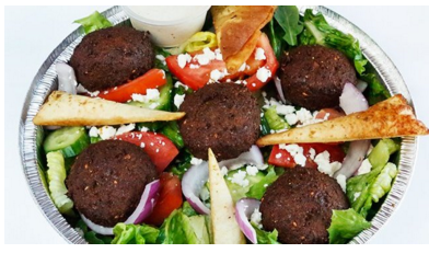 Fattoush Salad with Falafel Image