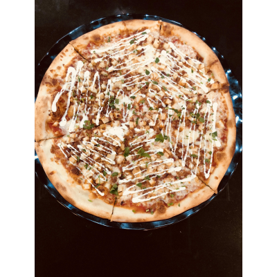 Chicken Bacon Tomato Ranch Pizza Image