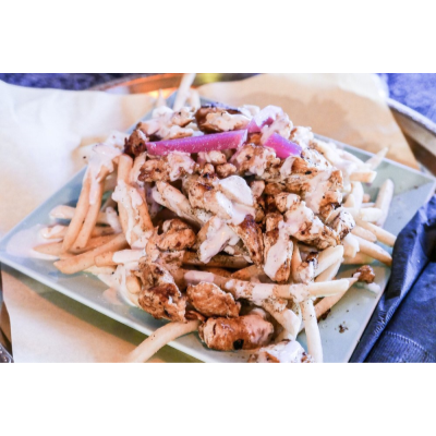 Zaatar Garlic Fries with Shawarma Image