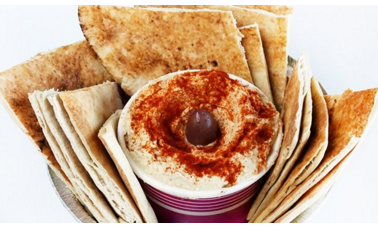 Handmade Hummus with Pita Image