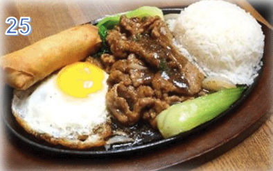 25. Sizzling Beef Slices with Black Pepper Sauce 黑椒牛柳盖浇 Image