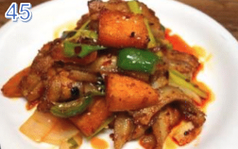 45. Sautéed Pork & Bread 香饼回锅肉 Image