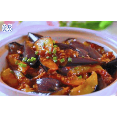 65. Sautéed Eggplant with Ground Meat 肉末茄子 Image