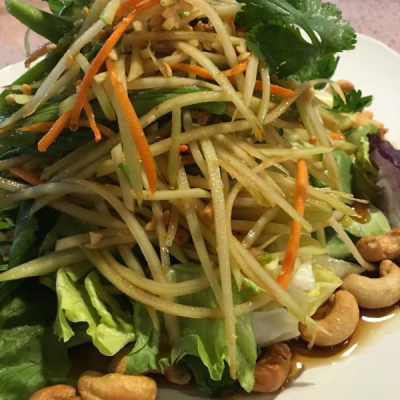 Green Papaya Salad with Avocado Image