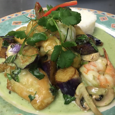 Salmon & Prawns Image