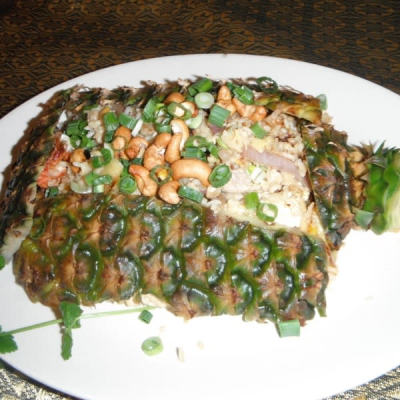 Thai Baked Rice Pineapple Image