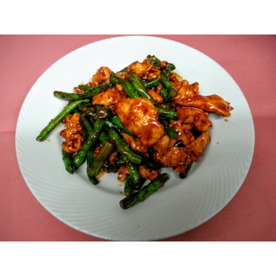 Chicken & Green Beans in Szechwan Sauce Image