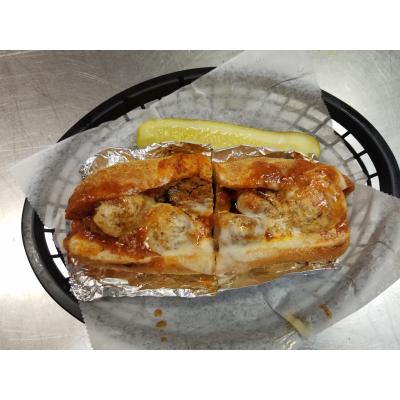Meatball Parmesan Sandwich Image