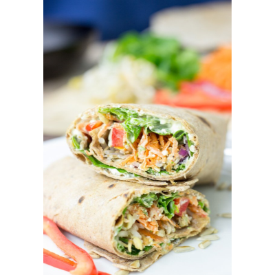 Tofu Kebab Wrap Image