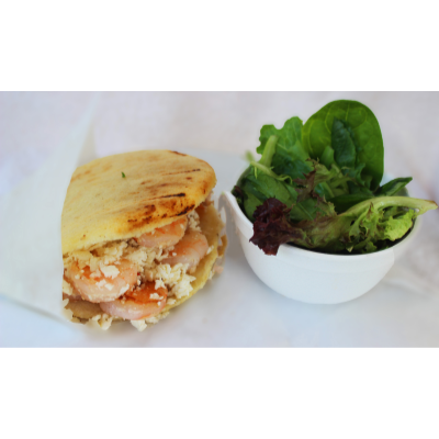 Shrimp And Cheese Arepa Image