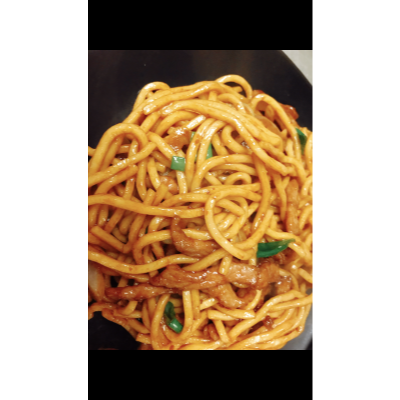 55. 肉丝捞面 Pork Lo Mein Image
