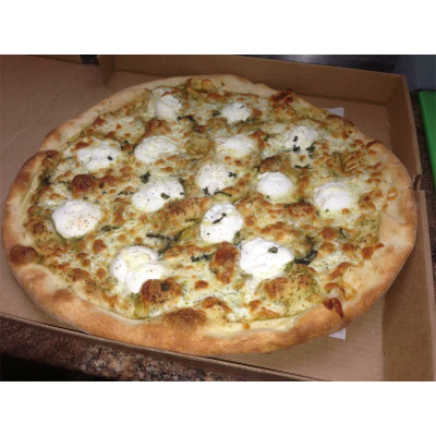 The Famous White Pizza Image