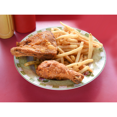 2-Piece Fried Chicken Platter Image