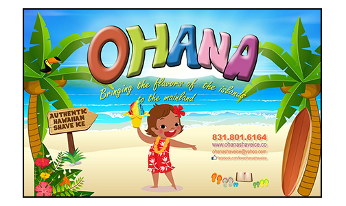 Ohana Shave Ice logo