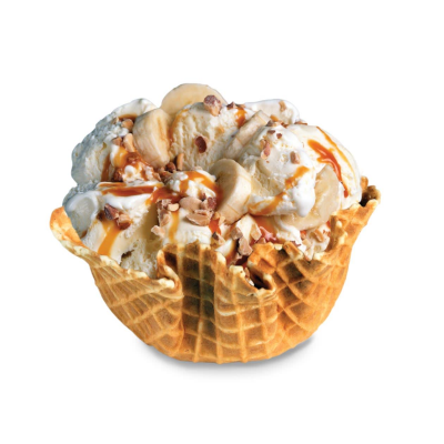 Banana Caramel Crunch Ice Cream Image