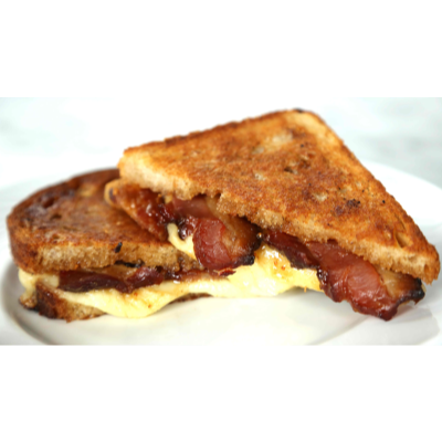 Grilled Cheese Sandwich with Fig & Bacon Image