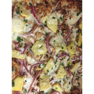 Spicy Thai Grilled Chicken Pizza Image