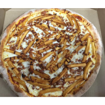 BBQ Bacon French Fry Pizza Image