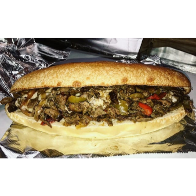 Beef Philly Cheese Steak Hoagie Image