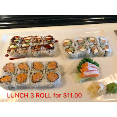 Three Rolls Lunch Image