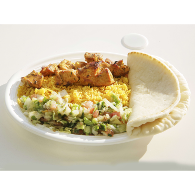 Chicken Kebab Plate Image