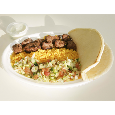 Beef Kebab Plate Image