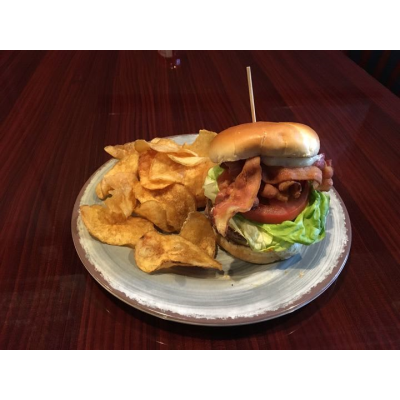 Bacon Gouda Burger Image