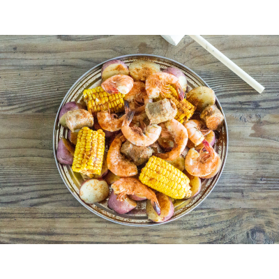 A02. Low Country Shrimp Bay Bucket (High Tider) Image